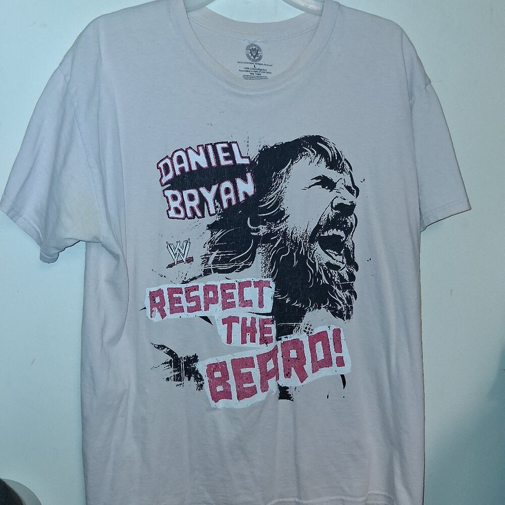 WWE Daniel Bryan Danielson Respect the Beard tshirt Mens L